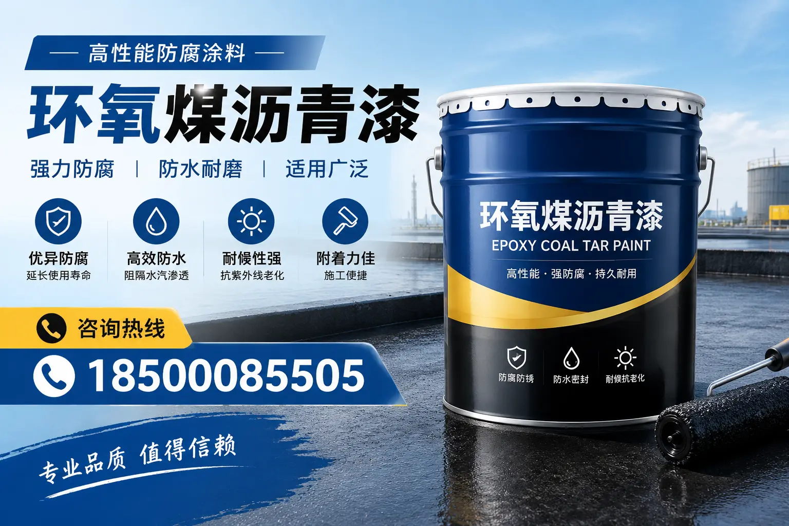 环氧煤沥青漆的主要成分与功能，大城用户深度了解